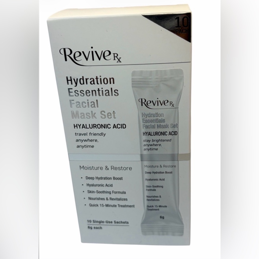 REVIVE Rx Hydration Essentials Facial Mask Set - White 10 uses